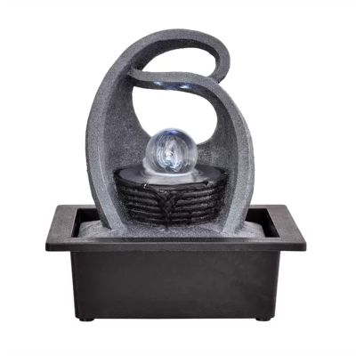 Indoor Small Water Fountain Tabletop Fountain Desktop Circulating Water Ornament Office Desktop Fountain Living Room Decorative Desktop Fountain Tabletop Fountains Feng Shui Decor