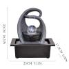 Indoor Small Water Fountain Tabletop Fountain Desktop Circulating Water Ornament Office Desktop Fountain Living Room Decorative Desktop Fountain Tabletop Fountains Feng Shui Decor view 2