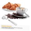 2pcs Stainless Steel Honey Spoons Jam Spoon with Curved Handle Metal for Condiment view 3