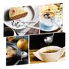 2pcs Stainless Steel Honey Spoons Jam Spoon with Curved Handle Metal for Condiment view 4