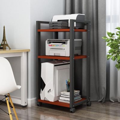 YLQFGUVWK AV Media Cabinet Stand Component Cabinet Adjustable Open Storage Rack Stereo Rack, CD Player Stand for Home/Office/Audio Video/DJ/Theatre (Color : Style-3, Size : 60x40x100cm)