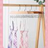 Coat Hangers for Clothes Adult 4 Pack Coathangers Space Saving Wood Heavy Duty Swivel Non Slip Wooden Multifunction with Hook for Storing Underwear Vests (28X19cm,B) view 2