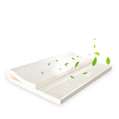 NaKeah Natural Latex Mattresses Massage Single Double Hotel Mattress Family King Queen Twin Full Size - 2/3/4 Inch - Organic Cover Included,7.5cm,120x200cm