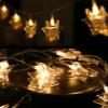 CAKERS Photo Clip String Lights|LED Copper Wire Hanging Fairy Lights|Star Clips Photo Display Ambient Lamp for Gifts Christmas Bedroom Birthday Party Festival Decor,Warm White,1.5m(4.9ft)-10LED-USB view 3