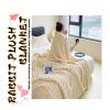 XHCTNN Rabbit Plush Blanket Queen - Cozy Fluffy Nap King Throw Blankets for Couch Armchair Sofa Living Room Bed Car Decor(F,120 * 200cm/47 * 79") view 2