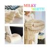 XHCTNN Rabbit Plush Blanket Queen - Cozy Fluffy Nap King Throw Blankets for Couch Armchair Sofa Living Room Bed Car Decor(F,120 * 200cm/47 * 79") view 3