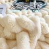 XHCTNN Rabbit Plush Blanket Queen - Cozy Fluffy Nap King Throw Blankets for Couch Armchair Sofa Living Room Bed Car Decor(F,120 * 200cm/47 * 79") view 4