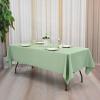8 Pack Sage Green Polyester Tablecloth 60 x 102 inch Rectangle Table Cloth for 6 FT Tables,Washable Fabric Stain and Wrinkle Resistant Table Cover for Wedding Parties Banquet St. Patrick's Day view 2