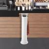 JINHZIXIU Knock Box for Coffee Grounds Commercial Floor Standing Knockbox with Removable Base Coffee Knock Box Commercial Coffee Grind Collection Dump Bin (White) view 2