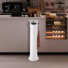 JINHZIXIU Knock Box for Coffee Grounds Commercial Floor Standing Knockbox with Removable Base Coffee Knock Box Commercial Coffee Grind Collection Dump Bin (White) view 3