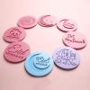 1Pcs Stamp Cutter Mold Mubarak Cookies Cutter Eid Mubarak Moon Star Temple Embossed Cutter Mold Cake Decoration Tool - (Style: 5) view 2