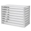 WHYATT Window Air Conditioner Bracket, Aluminum Alloy Air Conditioner Outer Frame Protective Cover (Size : 110x50x70cm) (Color : A2) view 1