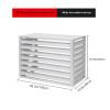 WHYATT Window Air Conditioner Bracket, Aluminum Alloy Air Conditioner Outer Frame Protective Cover (Size : 110x50x70cm) (Color : A2) view 2