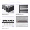 WHYATT Window Air Conditioner Bracket, Aluminum Alloy Air Conditioner Outer Frame Protective Cover (Size : 110x50x70cm) (Color : A2) view 3