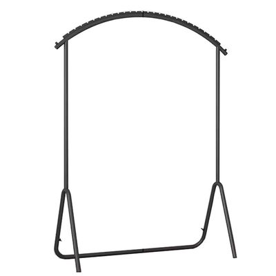 Clothing display rack Clothing display rack in two colors: gold and black, used for hanging clothes and jackets, suitable for clothing stores (Color : Black, Size : 100x40x150cm)