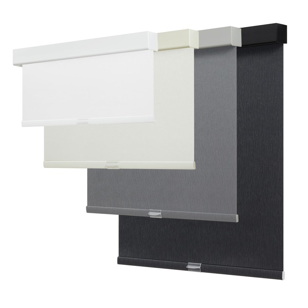 Tonature 100% Blackout Roller Shades for Windows Cordless Roller Blinds with UV Protection Jacquard Fabric, Room Darkening Thermal Insulated for Home, Easy to Install, 31" W x 60" H, Beige
