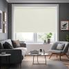 Tonature 100% Blackout Roller Shades for Windows Cordless Roller Blinds with UV Protection Jacquard Fabric, Room Darkening Thermal Insulated for Home, Easy to Install, 31" W x 60" H, Beige view 4