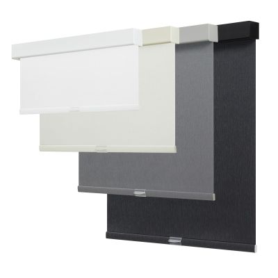 Tonature 100% Blackout Roller Shades for Windows Cordless Roller Blinds with UV Protection Jacquard Fabric, Room Darkening Thermal Insulated for Home, Easy to Install, 52" W x 36" H, Grey