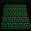Osifoo Unique Area Rugs, Glow in The Dark Rug Luminous Carpet for Kids Bedroom, Cute Little Blue Dinosaur 4.6x6.6 Feet view 2
