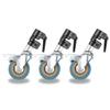 Computer Chair, Swivel Caster Wheel Set Diameter for Photography Heavy Duty Stainless Steel C-Stand Special Wheel Accessories view 1