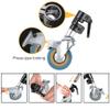 Computer Chair, Swivel Caster Wheel Set Diameter for Photography Heavy Duty Stainless Steel C-Stand Special Wheel Accessories view 4