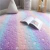 Osifoo Unique Area Rugs, Glow in The Dark Rug Luminous Carpet for Kids Bedroom, Rainbow Star 5.2x8.2 Feet view 4