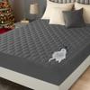 Utopia Bedding Waterproof Mattress Protector, King Mattress Pad, Quilted Fitted Cover Stretches up to 16 Inches Deep (Grey) view 1