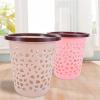 ZAjci Round Mesh Wastebasket Trash Can, 5 L Garbage Container Bin Durable Small Waste Basket Bin, Plastic Mesh for Home Kitchen Bathroom (Color : Purple, Size : 5 Liter) view 2