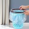 ZAjci Round Mesh Wastebasket Trash Can, 5 L Garbage Container Bin Durable Small Waste Basket Bin, Plastic Mesh for Home Kitchen Bathroom (Color : Purple, Size : 5 Liter) view 3