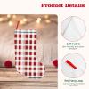 SSIMOO Red Checkered White Squares Christmas Must-Have Theme Christmas Stockings-Decorative and Unique Gift Storage Socks view 4