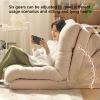 ESRADA Floor Chair Mattress Bed Lounger Cover Lazy Sofa Cozy Seating Solution for Kids Adults Recliner Cushion for Reading Sleepovers Toddler Nap Mat A-97 * 94 * 70cm view 4