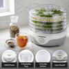 OVENTE Food Dehydrator Machine, 240W, 5-Stackable Trays, Grey DF215GY view 2