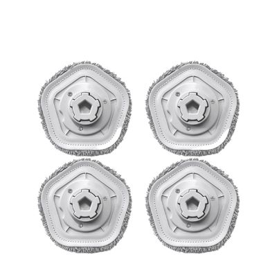 PiLTar Vacuum Cleaner Accessories,Mop Pad,Compatible for Dreame Bot W10 W10 Pro (Color : 4PCS)