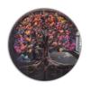 Venodeco Tree Of Life, Tempered Glass Wall Art,Abstract Wall Painting, Home Decor, Housewarming Gift, Wall Hangings, Round Wall Art, Wall Decor, Stained Glass Art view 1