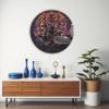 Venodeco Tree Of Life, Tempered Glass Wall Art,Abstract Wall Painting, Home Decor, Housewarming Gift, Wall Hangings, Round Wall Art, Wall Decor, Stained Glass Art view 2
