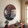 Venodeco Tree Of Life, Tempered Glass Wall Art,Abstract Wall Painting, Home Decor, Housewarming Gift, Wall Hangings, Round Wall Art, Wall Decor, Stained Glass Art view 3