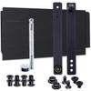 HolsterSmith DIY Sheath Making Kit - 1-Piece Design - KYDEX - P1 Texture - Black - IWB SoftLoops (Black) - (w/Mounting Hardware) - (w/Molding Foam and Eyelet Hand Setter) view 1