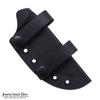 HolsterSmith DIY Sheath Making Kit - 1-Piece Design - KYDEX - P1 Texture - Black - IWB SoftLoops (Black) - (w/Mounting Hardware) - (w/Molding Foam and Eyelet Hand Setter) view 2