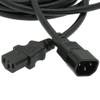 6Ft Power Extension Cord C13 to C14 Black/SJT 16/3 view 1