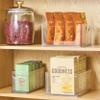 iDesign Plastic Stackable Kitchen Cabinet Storage Bin with Handles - Clear Pantry Organizer view 3