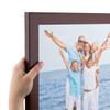 ArtToFrames 5x6 Inch Red Picture Frame, This 1.25 Inch Custom MDF Poster Frame is Cherry - Comes with Foam Backing 3/16 inch and Regular Glass (FBPLBW26-039-5x6) view 3