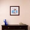 ArtToFrames 5x6 Inch Red Picture Frame, This 1.25 Inch Custom MDF Poster Frame is Cherry - Comes with Foam Backing 3/16 inch and Regular Glass (FBPLBW26-039-5x6) view 4