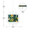 Hawaiian Tropical Leaves Flowers Exquisite Snowflake Pendant Decoration - Perfect for Christmas and Parties view 4