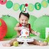 Agkvw Hungry Caterpillar Birthday Crown - Costume Headwear for Boys, 1st Birthday Party Decoration, Cake Smash Crown view 3
