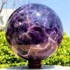 AtkitS Beautiful Dream Amethyst Ball Natural Purple Flower Crystal Handwork Sphere Reiki Energy Wichcraft MineralsExquisite Gifts Souvenirs (Size : 900-1000g) view 2