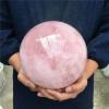 AtkitS Beautiful Natural Pink Rose Quartz Sphere Crystal Ball Healing (Size : 55-60mm) view 1