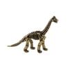 Brass Dinosaur Fossil Skeleton Model Miniature Figurines,Bronze Jurassic Brachysaurus Statue Sculpture Crafts Collection Office Home Study Desktop Ornament Bonsai Micro Landscape Sand Table Decor view 1