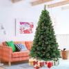 Artificial Christmas Tree, Needle Encryption Xmas Pine Tree with Pine Cones Decorations for Home Party Office Indoor Outdoor Holiday Decoration(150cm(4.9ft), Green) view 2