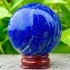 AtkitS Beautiful Natural Crystal Mineral Lapis Lazuli Crystal Ball Reiki Blue Gemstone (Size : 1300-1400g) view 1