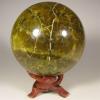 AtkitS Beautiful Natural Green Opal Orb Reiki Healing Room Office Decoration Gift Energy Gem (Size : 200-300g) view 2